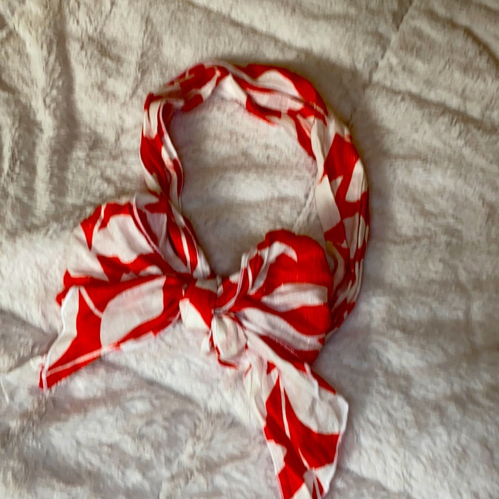 Linen scarf belt